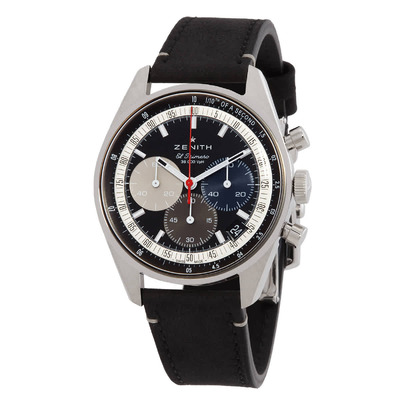 Mens Zenith Chronomaster El Primero 03.3200.3600/22.C908 Black Dial Chronograph Automatic Watch (black, arb8192)