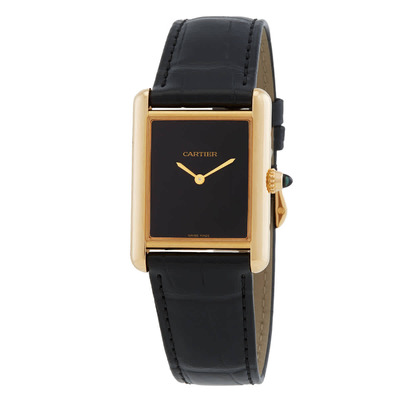 Cartier Tank Hand-Wind Ladies Watch WGTA0091 (black, arb2595)