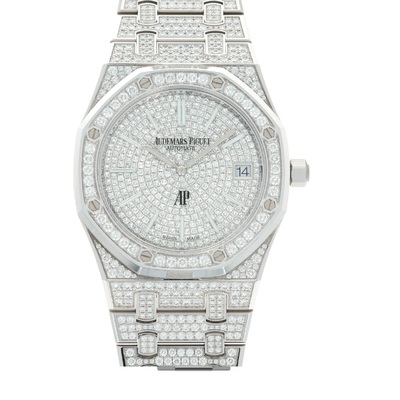 Audemars Piguet 16202BC ZZ Diamond Men Watch 16202BC.ZZ.1241BC.01 (arb529)