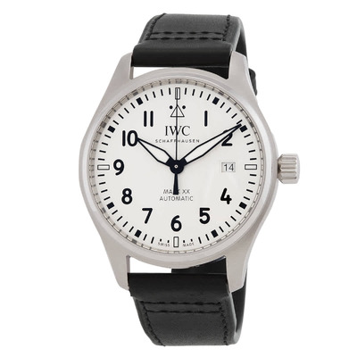 IWC Pilots Automatic White Dial Mens Watch IW328207 (black, arb3118)