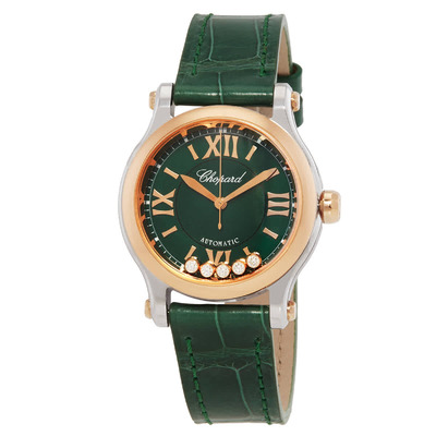 Chopard Happy Sport Automatic Green Dial Ladies Watch Ref. No: 278573-6032 (arb1618)