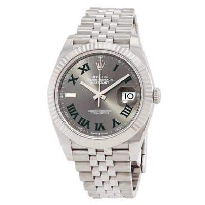 Pre-owned Rolex Datejust Automatic Mens Watch 126300GYRJ 126300GYRO (arb24282)