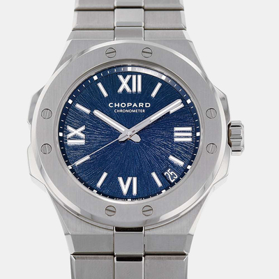 Chopard Blue Stainless Steel Eagle 298600-3001 Men's Wristwatch - Chronometer 674579 (blue, arb8380)