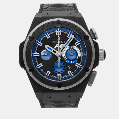 Hublot Black Carbon Fiber King Power 703.QM.1129.HR.FIL11 Automatic Mens Wristwatch - Article: 923603 (black, arb8407)