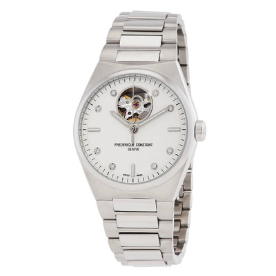 Frederique Constant Highlife fc-310sd2nh6b Automatic Diamond Silver Dial Ladies Watch (arb2143)