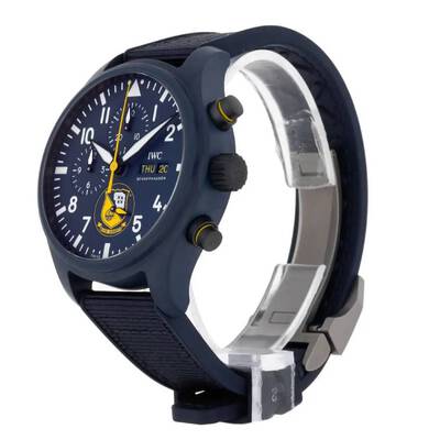 IWC Pilot Chronograph Blue Angels Automatic Mens Watch IW389109 (blue, arb3167)