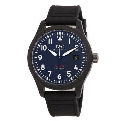 IWC Pilot's Top Gun Automatic Black Dial Mens Watch IW326906 (black, arb3107)