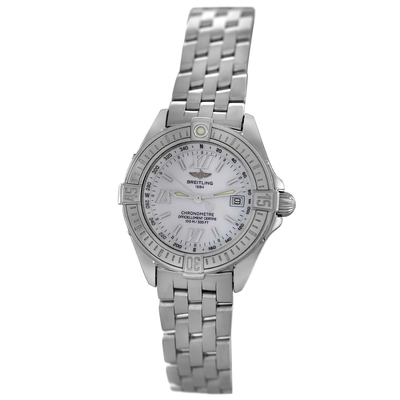 Pre-owned Breitling B-Class Quartz Chronometer Ladies Watch A71365 (arb3769)