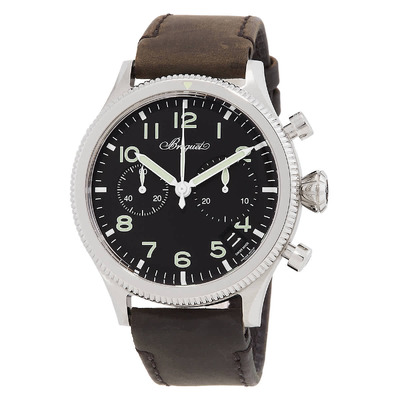 Breguet Type 20 Chronograph Automatic Black Dial Mens Watch - Art No: 2057ST/92/3WU (black, arb1349)
