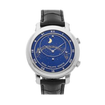 Patek Philippe Celestial 5102G-001 Blue Dial Automatic Ladies Watch (black, arb4038)