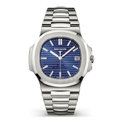 Patek Philippe Nautilus 5711/1P Platinum Automatic Mens Watch with Blue Dial (blue, arb5464)