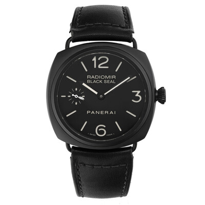 PAM00292 Pre-Owned Panerai Radiomir Black Seal Mens Watch - Analog, Black Dial (black, arb3818)