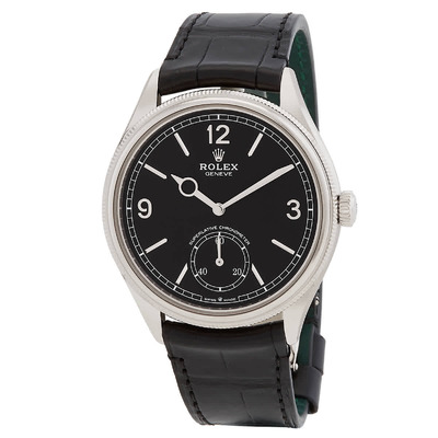 Rolex 1908 Automatic Black Dial Mens Watch M52509-0002 (black, arb6769)