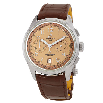 Breitling Premier B01 Chronograph Automatic Mens Watch AB0145331K1P2 (brown, arb19238)