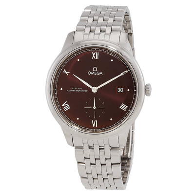 Omega De Ville Mens Automatic Chronometer Red Dial Watch Ref. 434.10.41.20.11.001 (red, arb3222)