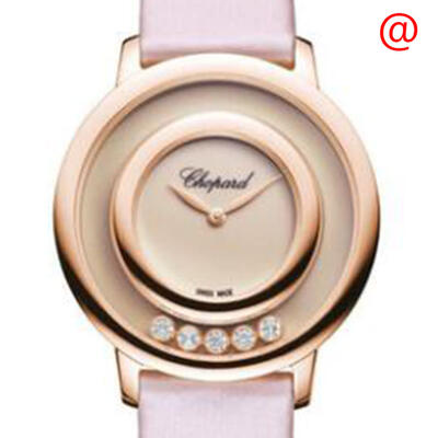 Chopard Happy Diamonds 209429-5106 - Women's Pink Dial Rose Gold Watch (blue, arb1924)