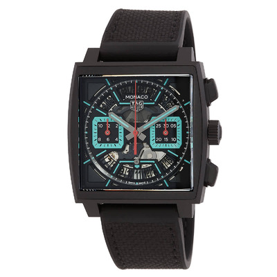 Tag Heuer Monaco Chronograph Automatic Black Dial Mens Watch, Model CBL2184.FT6236 (black, arb7383)