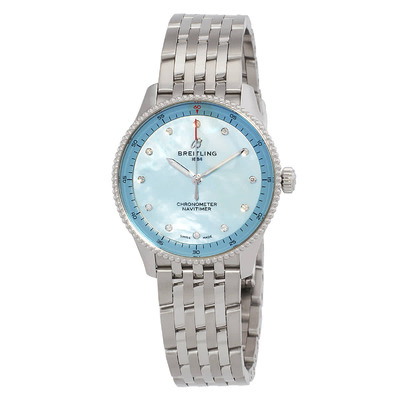 Breitling Navitimer Quartz Chronometer Diamond Ladies Watch A77320171C1A1 (arb1733)