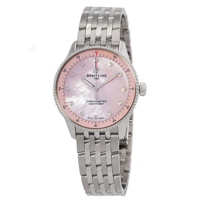 Breitling Navitimer Ladies' Quartz Chronometer with Diamond Dial Markers - Model A77320D91K1A1 (arb1735)