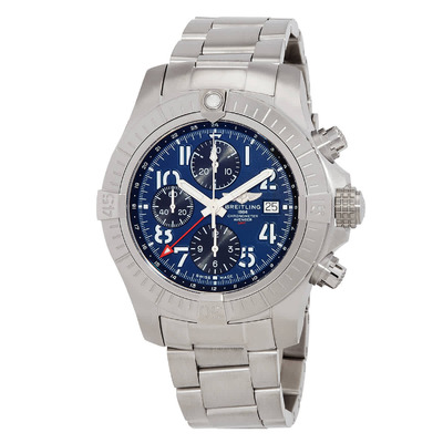 Breitling Avenger Chronograph GMT Automatic Blue Dial Mens Watch A2431510 A24315101C1A1 (blue, arb726)