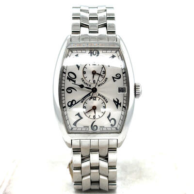 Pre-owned Franck Muller Master Banker Automatic Silver Dial Mens Watch 2852 MB HV (arb6843)