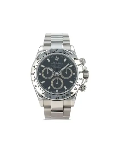 Rolex 2007 Daytona Pre-Owned - 39mm Stainless Steel Baton Dial Ref. 24084802 (arb218)