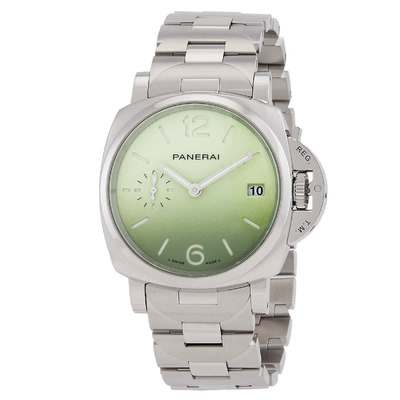 Panerai Luminor Due Pastello Automatic Green Dial Watch PAM01311 (green, arb3968)