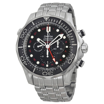 Omega Seamaster Diver Chronograph Watch, Model: 21230445201001 212.30.44.52.01.001 (black, arb4093)