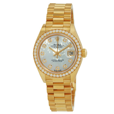 Rolex Lady-Datejust 279138MDP Mother of Pearl Dial Yellow Gold Automatic Watch (arb7607)