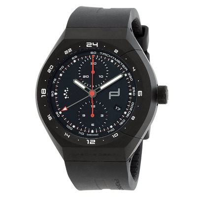 Porsche Design Monobloc Actuator Mens Watch 6030.6.01.007.05.2 Black Dial Automatic Chronograph (black, arb8146)