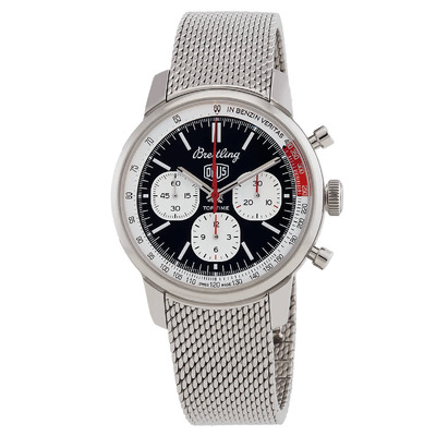 Breitling Top Time Mens Automatic Chronograph Black Dial ab01765a1b1a1 (black, arb1576)