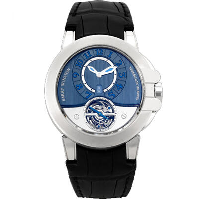 Harry Winston Ocean Tourbillon Automatic Mens Watch OCEATO44WW002 (black, arb1894)