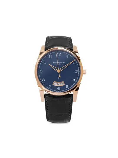 Parmigiani Fleurier Tonda 36mm Ref.24359426 - Pre-owned Blue Arabic Dial Yellow Gold (arb16173)