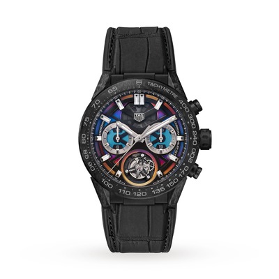 Tag Heuer Carrera Polychrome Chronograph Tourbillon Mens Watch CAR5A8AF.FC6415 (black, arb7108)