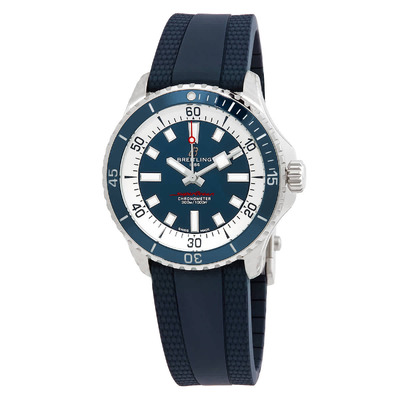 Breitling Superocean Automatic Chronometer Mens Watch with Blue Dial, Model A17375E71C1S1 (blue, arb1012)