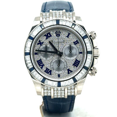 Pre-owned Rolex Cosmograph Daytona Chronograph Automatic Mens Watch 116599-12SA (blue, arb5980)