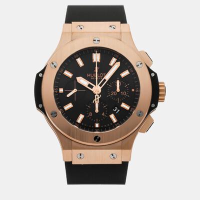 Hublot Big Bang Automatic Men's Watch 44mm - Black Dial, 18K Rose Gold 1025318 (black, arb8515)