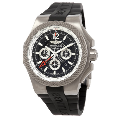 Breitling Bentley GMT Light Body B04 Chronograph Automatic Black Dial Mens Watch EB043210/BD23 (black, arb1330)