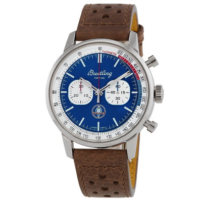 Men's Breitling Chronograph Automatic Blue Dial Watch - Ref: a41315a71c1x2 (blue, arb1052)