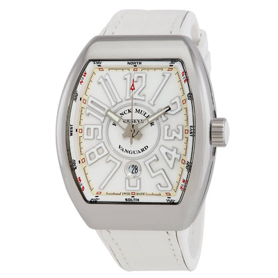 Franck Muller 45SCWHTWHTWHT-1 Vanguard Automatic White Dial Mens Watch (arb1389)