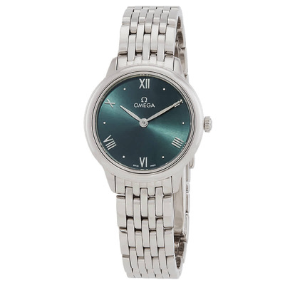 Omega De Ville Quartz Green Dial Ladies Watch, Ref. 434.10.28.60.10.001 (green, arb6211)