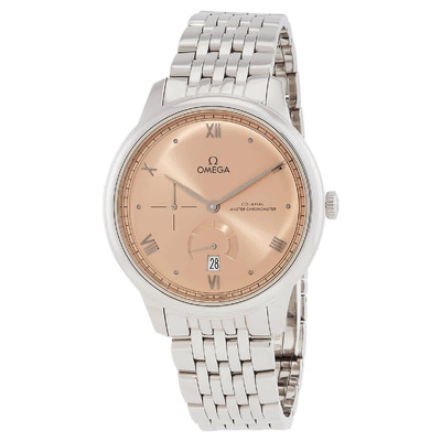 Omega De Ville Automatic Mens Pink Dial Watch Ref 434.10.41.21.10.001 (black, arb3225)