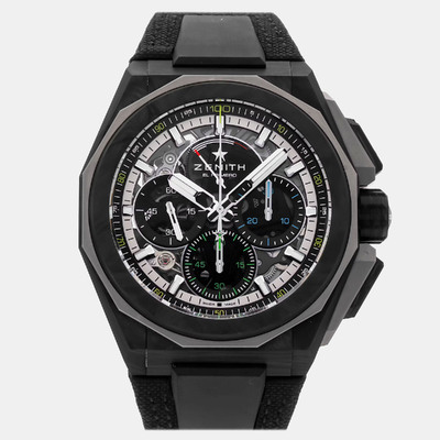 Zenith Defy Extreme Automatic Men's Wristwatch Skeleton Carbon Fiber 45 mm - Article No: 1024387 (arb8520)