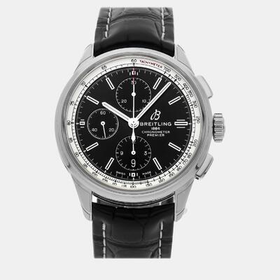 Breitling Premier Stainless Steel Automatic Watch A13315351B1P2 1026365 (black, arb8521)