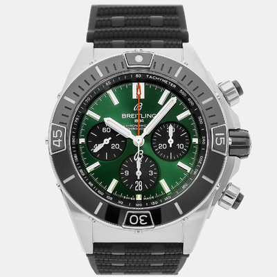Breitling Chronomat Green Stainless Steel Automatic Men's Watch AB0136251L1S1 44mm 1027847 (green, arb8607)