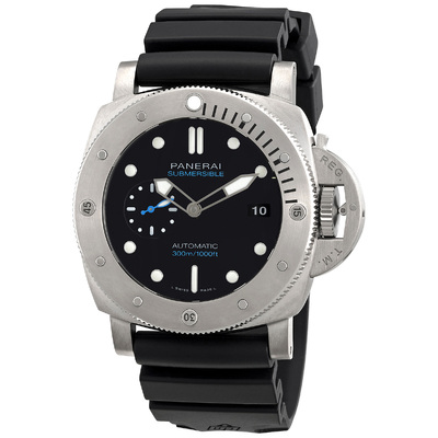 PAM02305 Panerai Submersible 47mm Automatic Mens Black Dial Watch (black, arb24000)