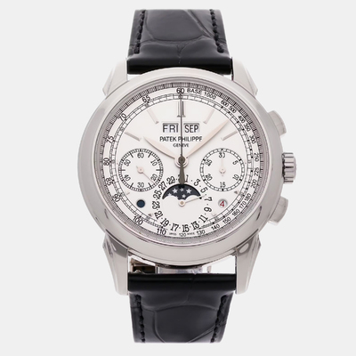 Patek Philippe Grand Complications Silver Dial 18K White Gold 5270G-018 Manual Winding Chronograph Perpetual Calendar Men's Watch 1039721 (arb9046)