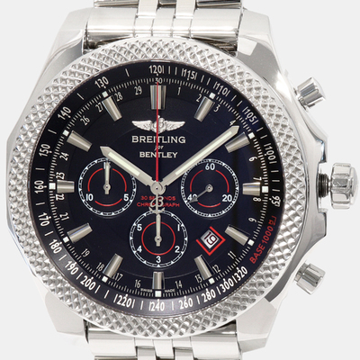 Breitling Black Stainless Steel Bentley Automatic Men's Wristwatch with Article No 1045899 (black, arb8570)