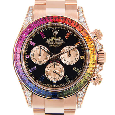 Rolex Daytona Chronograph Automatic Black Dial Mens Watch Ref. 126595RBOW (black, arb4559)