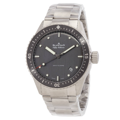 Reference: 5000 1210 98S • Blancpain Fifty Fathoms Automatic Grey Dial Mens Watch (arb1209)